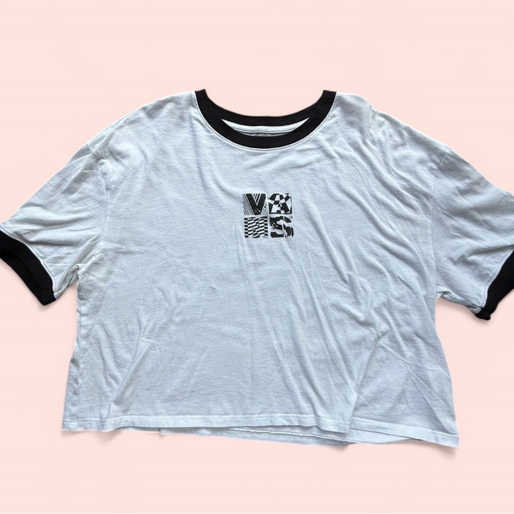 Vans White Graphic Short Sleeve T-Shirt